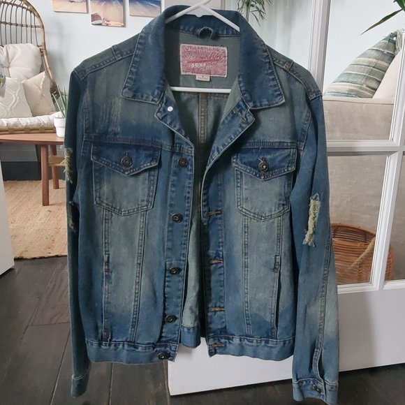 Men's small denim jacket - Picture 1 of 3